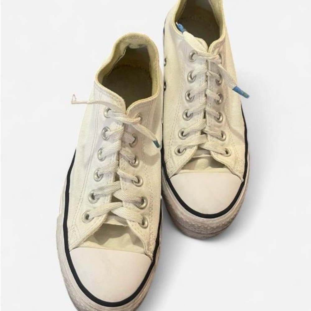 Converse All‎ Star Low-Top Sneakers in White and Black